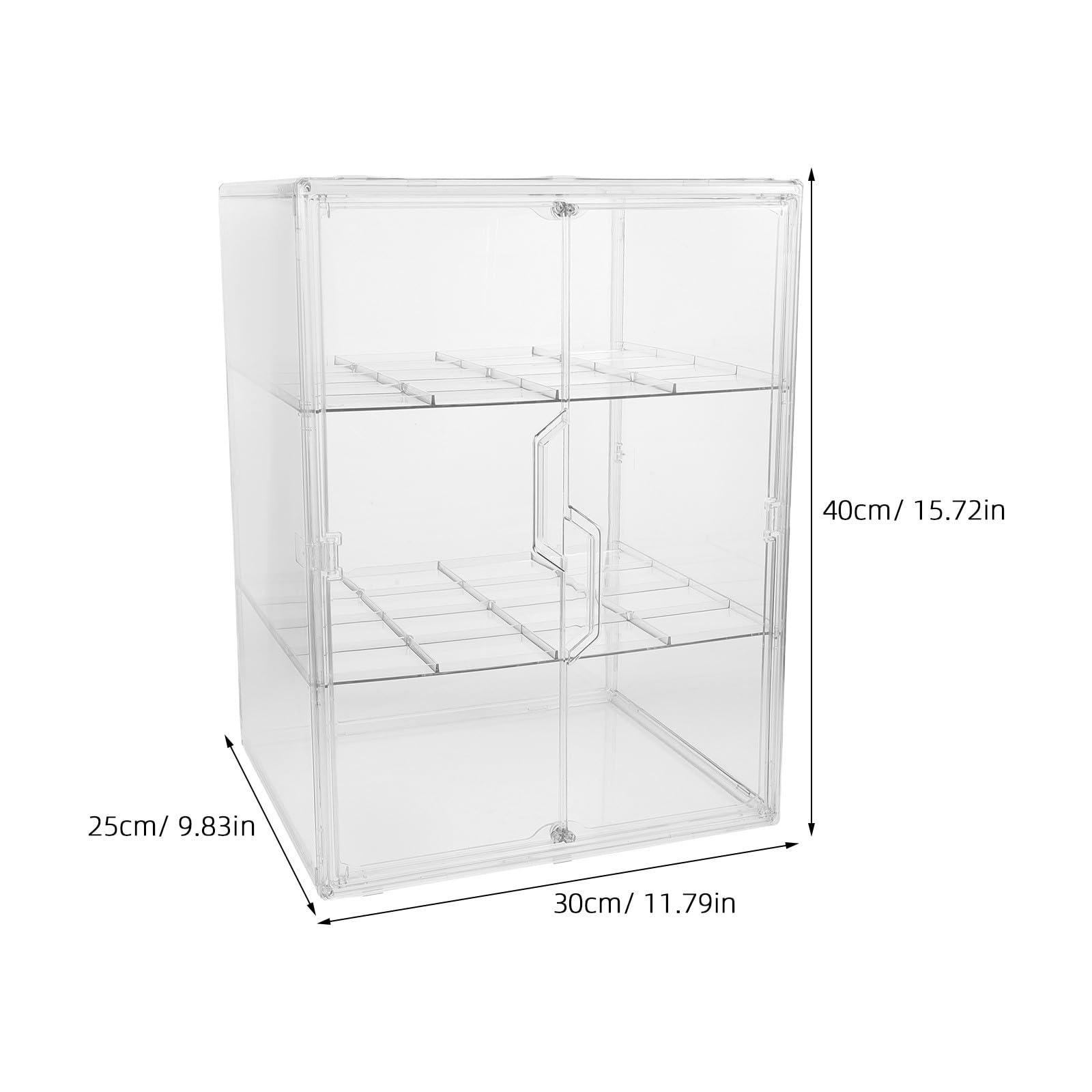 Ciieeo Babyflaschen Aufbewahrungsbox aus Kunststoff mit Flexiblem Aufbau und Abnehmbarem Trenner 4 lagiger Flaschenschrank für Küchenarbeitsplatten und Stillzubehör