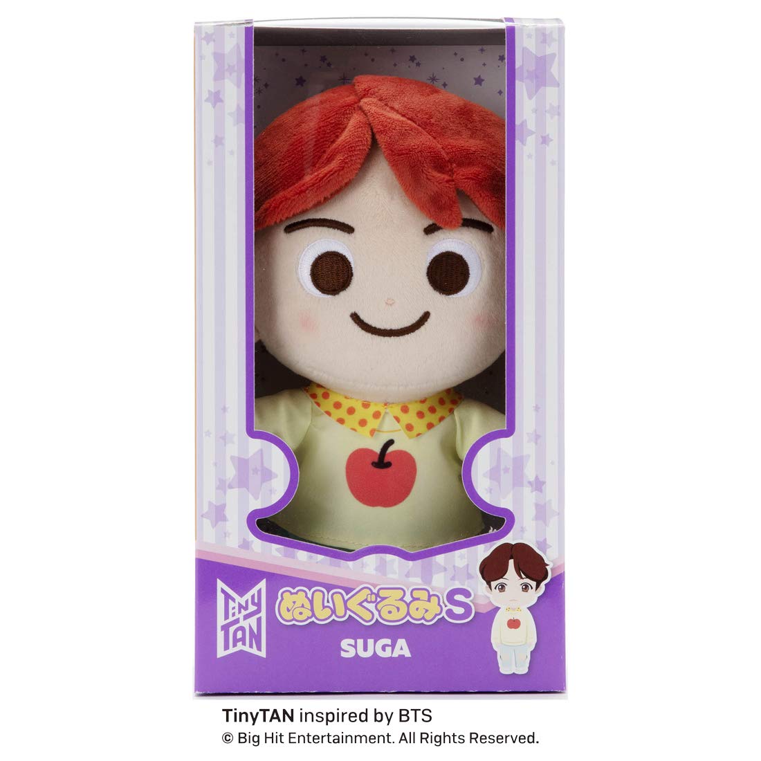 Amazon.co.jp: TinyTAN ぬいぐるみS SUGA 高さ約20cm : おもちゃ