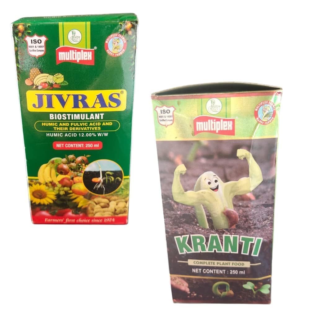 Multiplex JIVRAS (250ml) + Multiplex KRANTI (250ml) with Combo Pack (B0CQR74W4M) Amazon Price History, Amazon Price Tracker