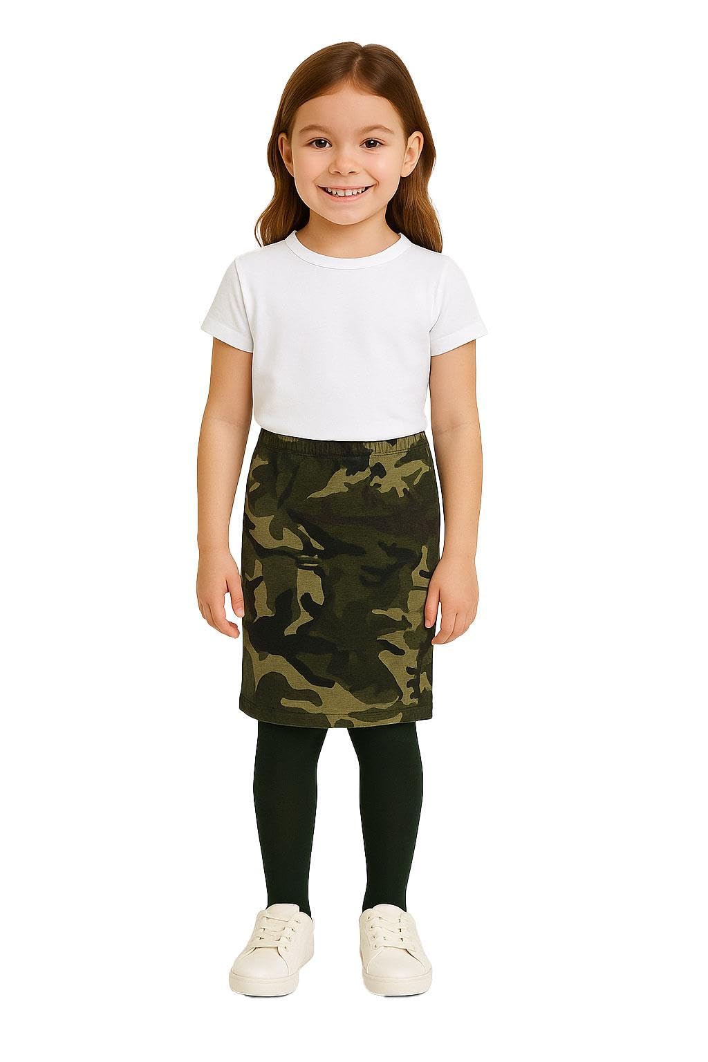 A2Z Kids Girls Pencil Skirt Soft Stretch School Casual Fashion Bottom