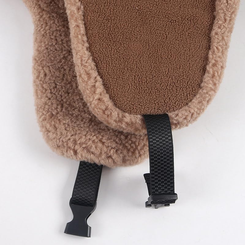 Gorro de Invierno Térmico Sombrero Hombres Mujeres Cálido Invierno Bomber Sombreros Orejeras Polar Fleece Lana Piel Orejeras Nieve Sombrero de Aviador para Esquiar Deportivas al Air