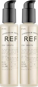 REF STOCKHOLM - STAY SMOOTH - Ref Sa a Esneklik Verirken U u an ve K vr lan Sa lar  Kontrol Eden Hafif Yumu ak Krem 125 ml 2 paketi