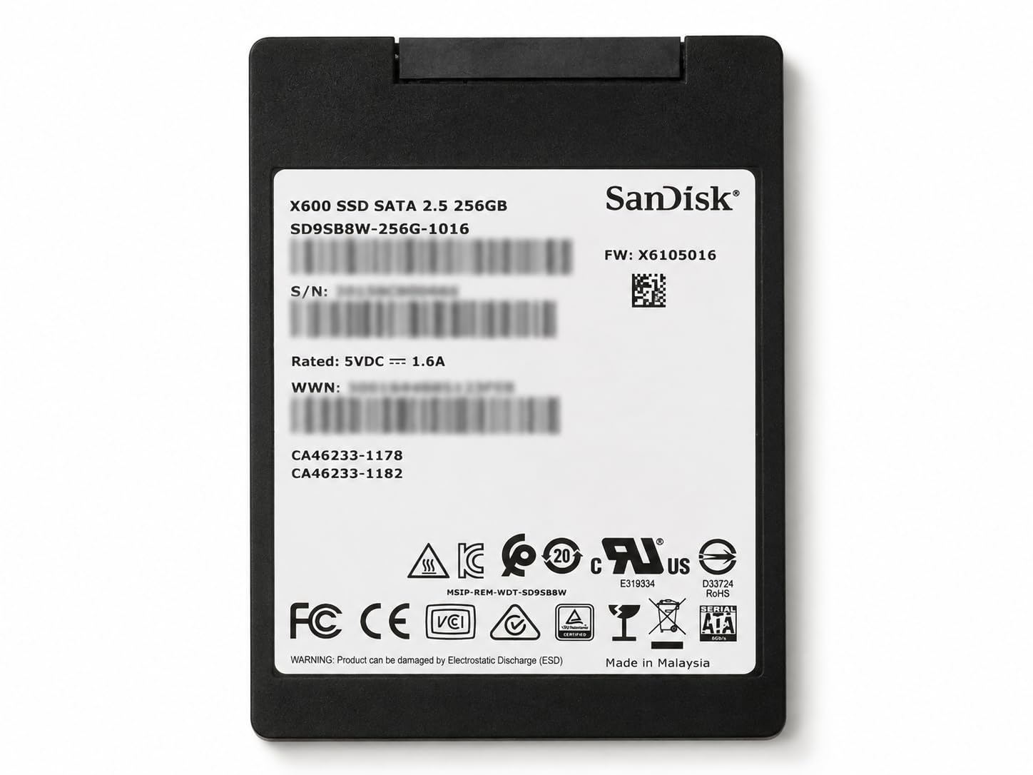 Amazon | 【整備済み品】SanDisk X600 256GB 2.5インチ SATA SSD 3D