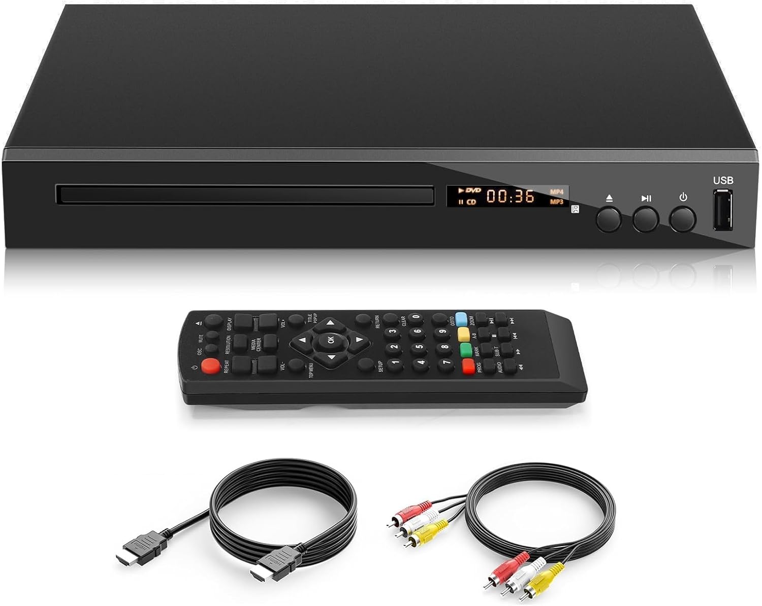 Bluray Disc Player, Full HD 1080P Blue Ray Disc Player for TV, Play