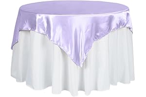Efavormart Overlays for Tables, 60" Square, Lavender
