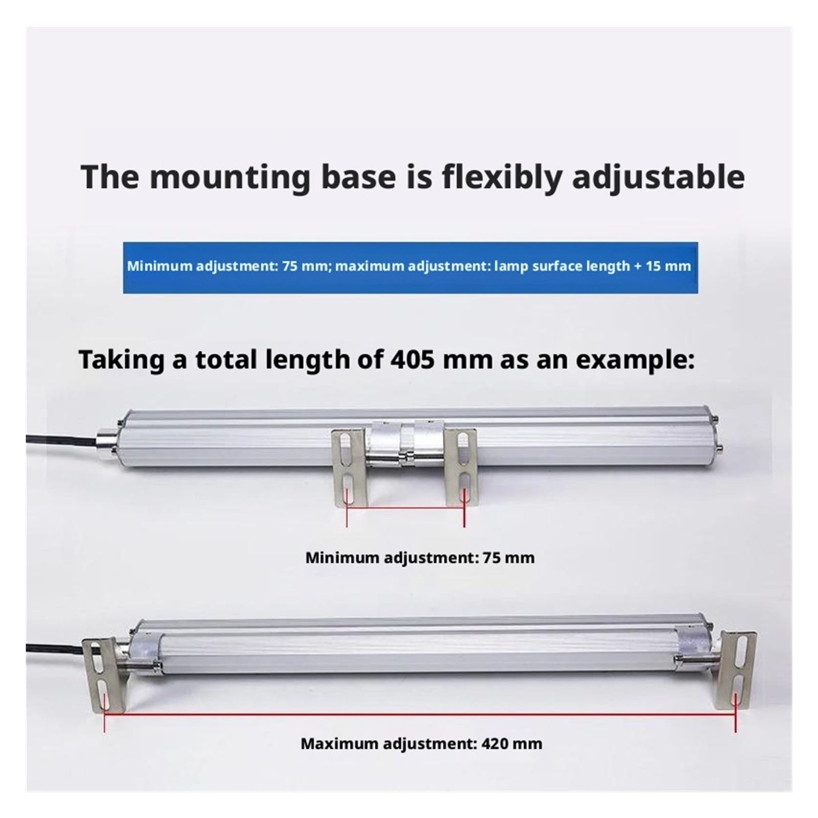 Lampada Da Lavoro for Macchine Utensili A LED CA CC Da 22-69Cm Impermeabile