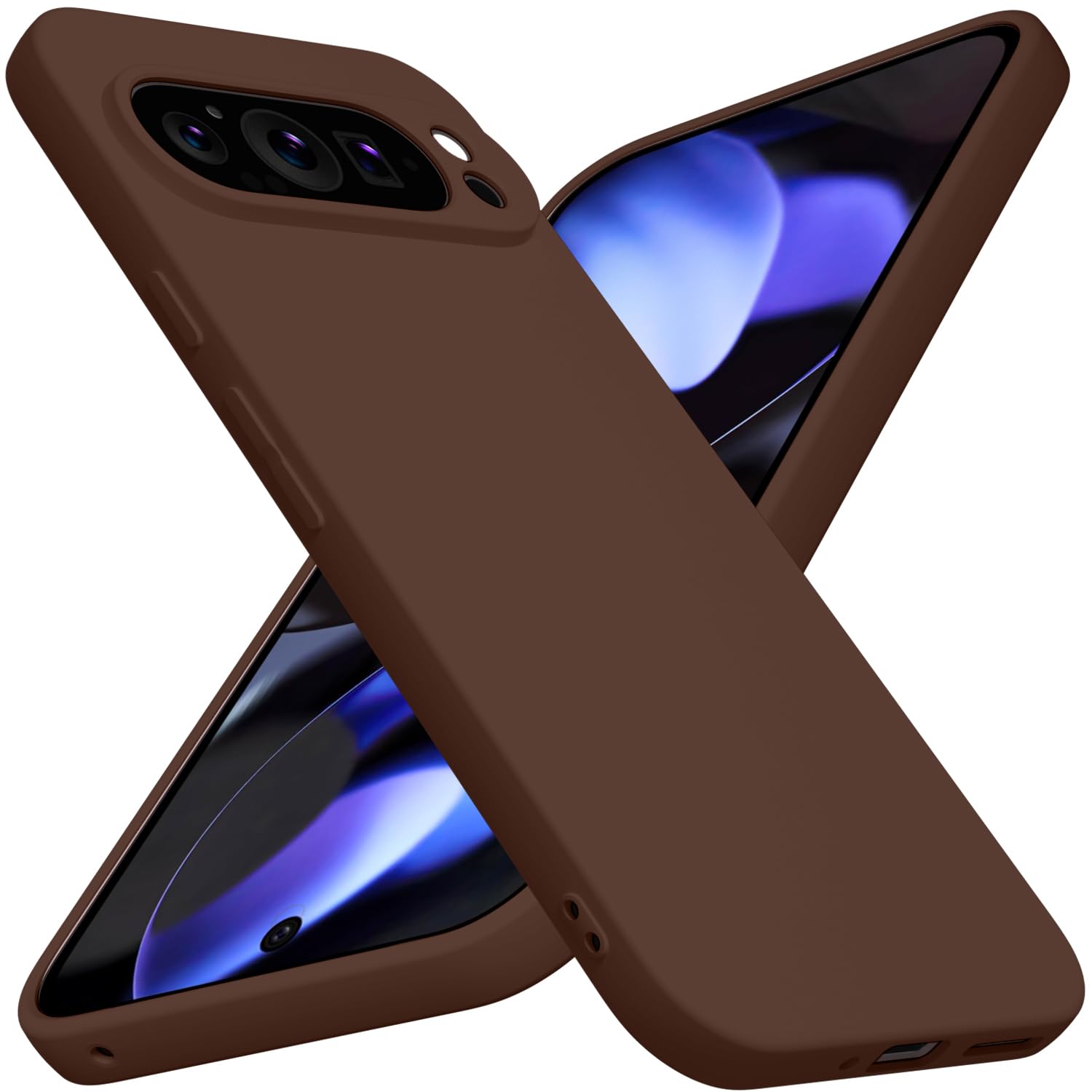 X-level for Google Pixel 9/Pixel 9 Pro Case, Slim Fit Soft Flexible TPU [Guardian Series] Ultra-Thin Matte Finish Coating Phone Back Cover Light