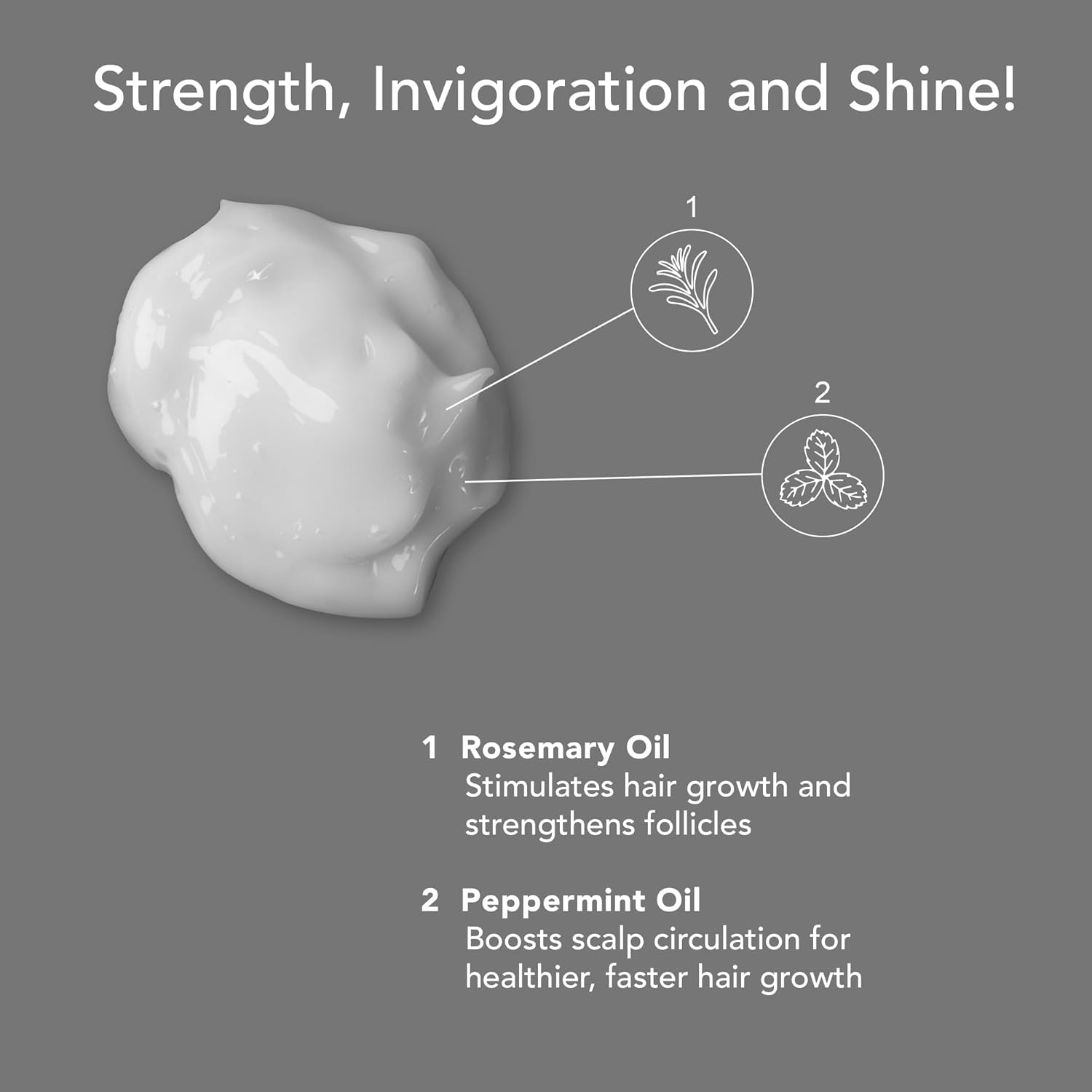 Kimblebeauty Rosemary Mint Conditioner: Strengthening Formula with Rosemary & Peppermint Oil for Strong, Healthy Hair, 16.9 Fl. Oz. / 500 ml - Image 5