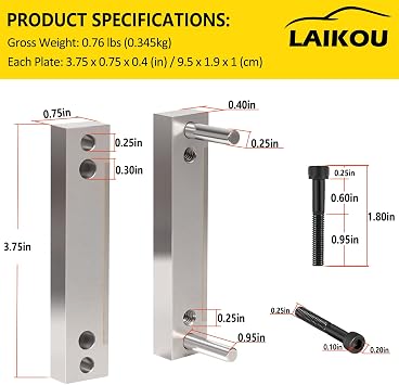 Laikou دليل ملف مقوى مع سطح كربيد لأداة صانع سكين صنع السكين ، يناسب عرض الشفرة حتى 2 بوصة