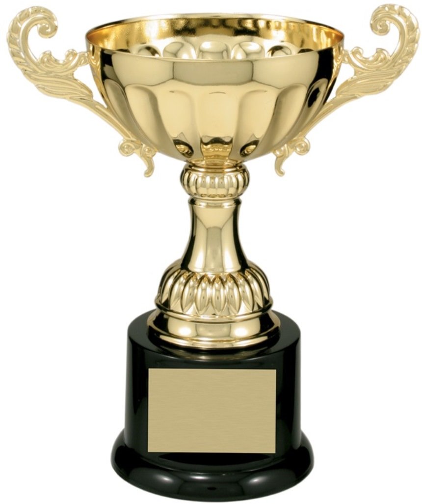 JDS Trophy Paradise Series 100 Metal Cup Trophy - 6.5" to 9.75"