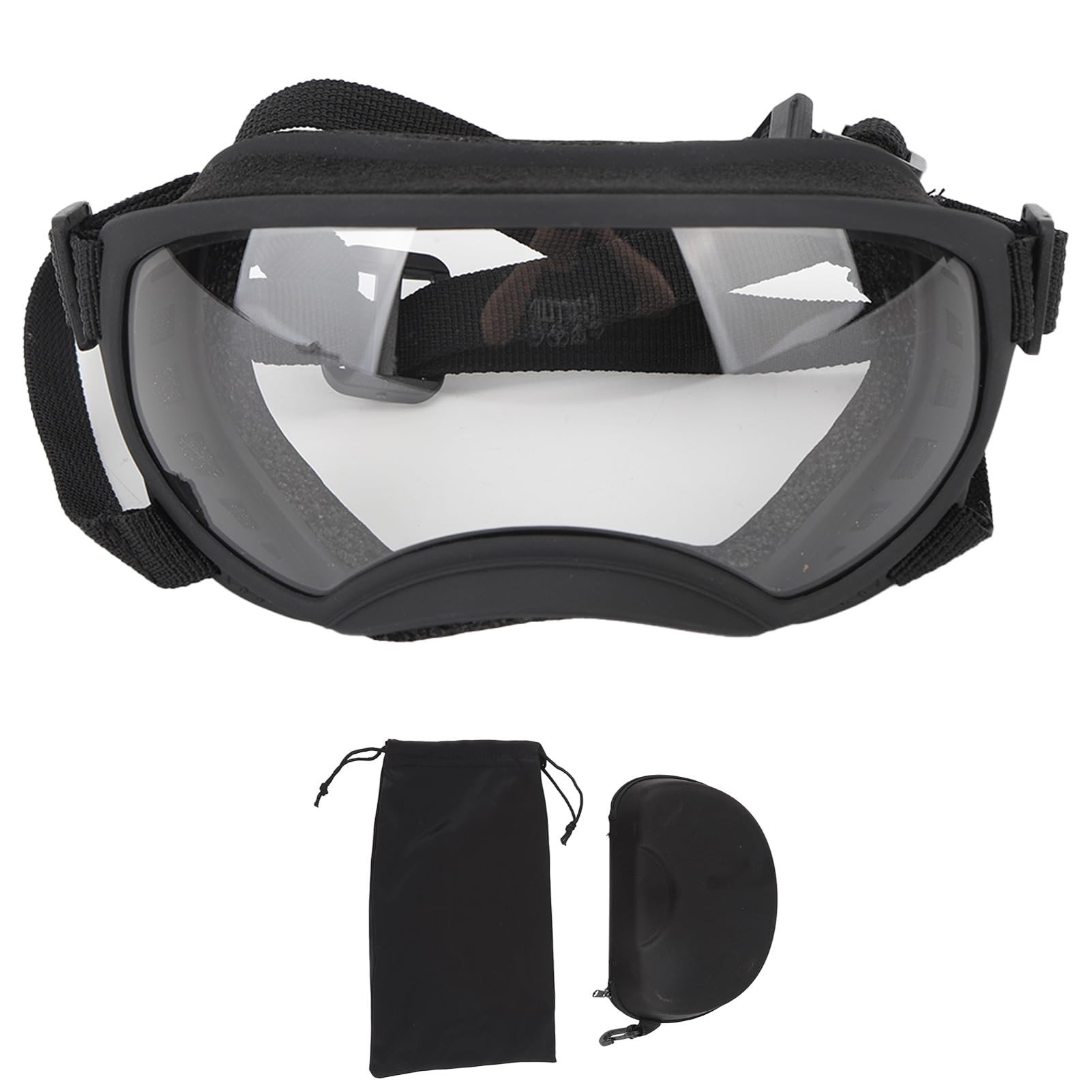 Gafas de Sol para Perros Grandes Gafas para Perros Gafas Protectoras para los Ojos de los Perros, Aspecto Elegante Gafas para Perros Marco Elástico de PVC Gafas de Sol Grandes