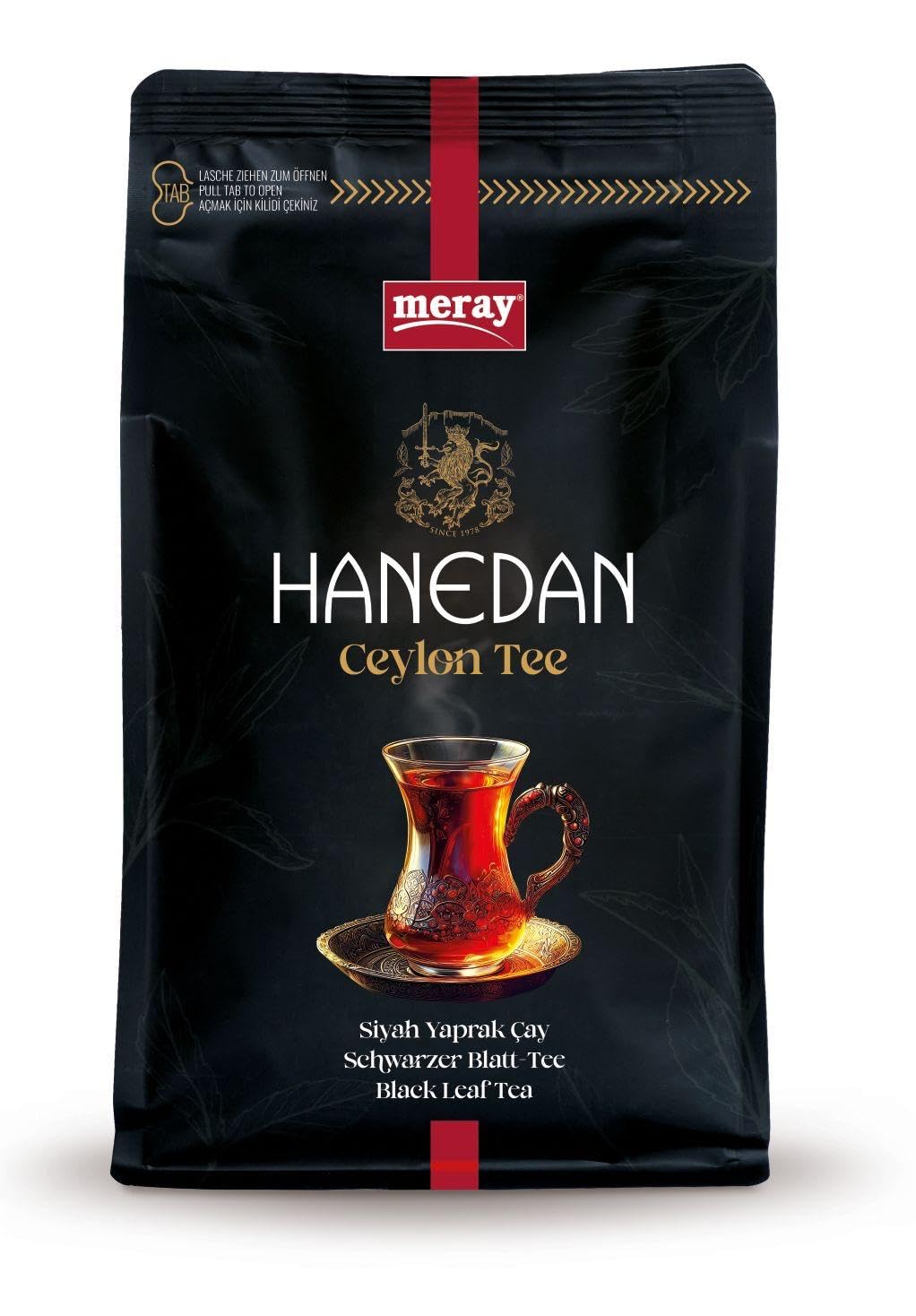 MERAY Hanedan Premium Blend Té 400g (Paquete de 4)