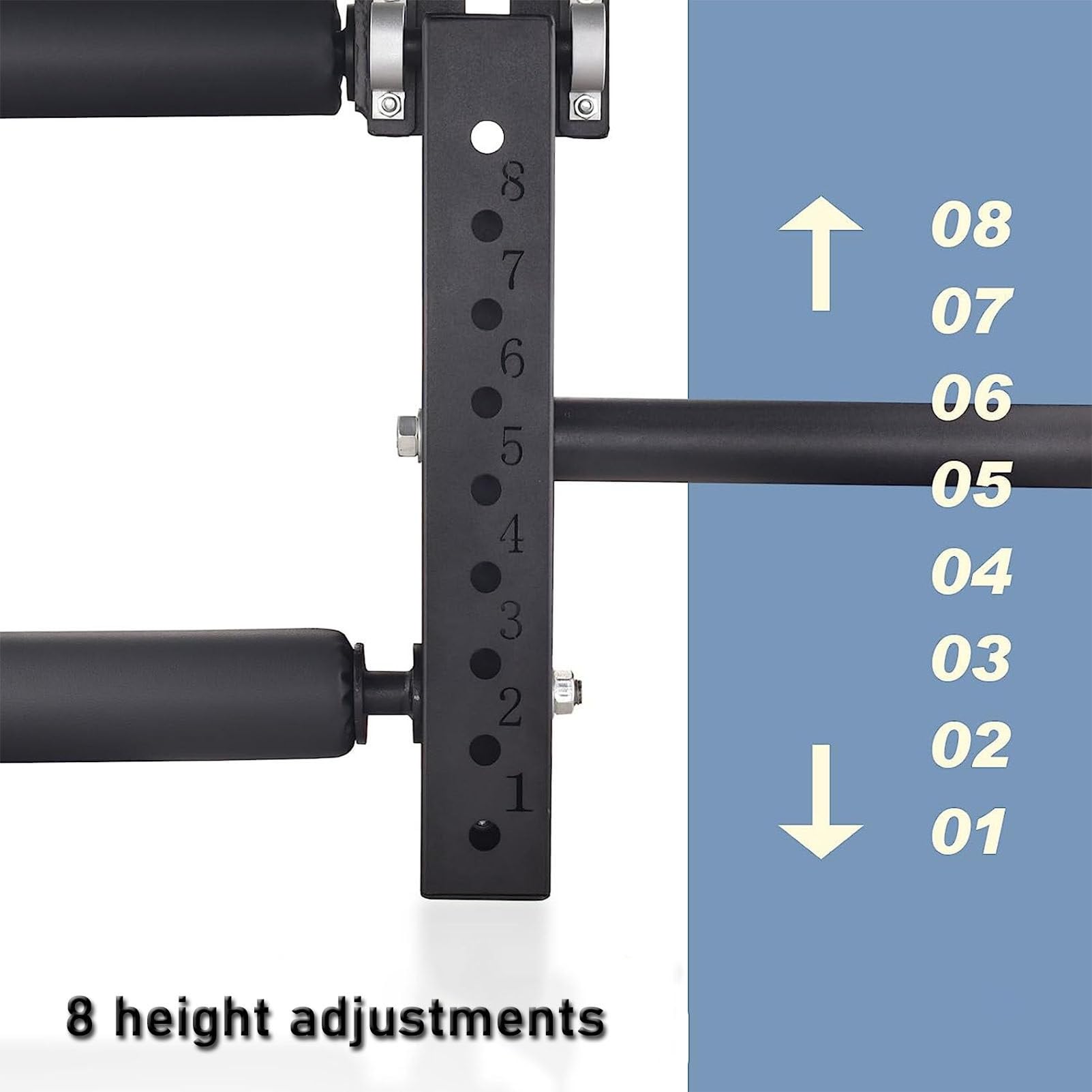 Beinstrecker-Gerät im Sitzen, Training der Beinmuskelgruppen, Zubehör für Fitness-Kniebeugenständer, Beinkraft-Curl-Trainingsgerät für Sportler, Maximale Belastung 272 kg, 18–25 mm Durchmesser