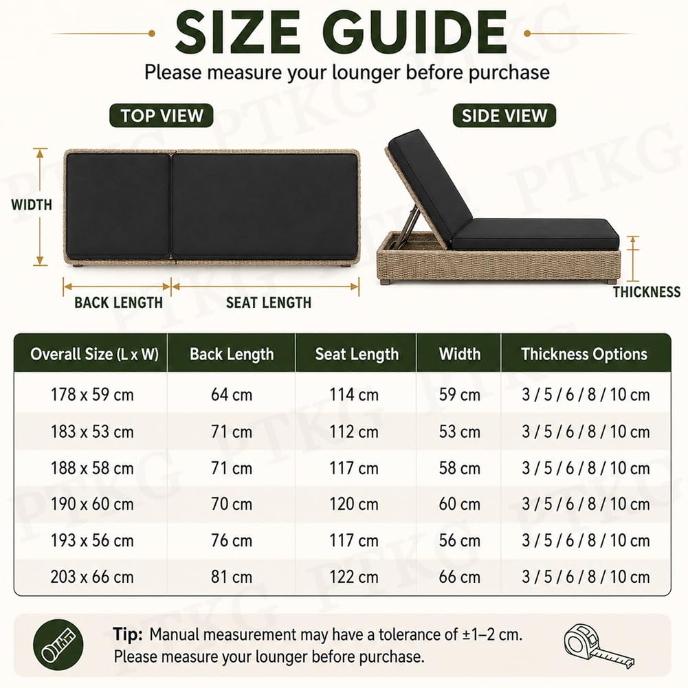Coussin de Transat RéSistant Matelas pour Transat