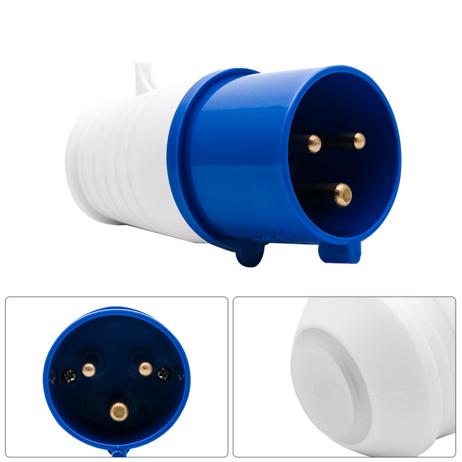 Caravan Hook Up Socket 10 X 16 Amp Coupler Panel Wall Mount Socket 240V ...