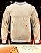 G Gradual Sherpa Lined Sweatshirts for Men Fleece Crewneck Sweatshirt Pullover Warm Shirts for Winter, Off White, X-Large