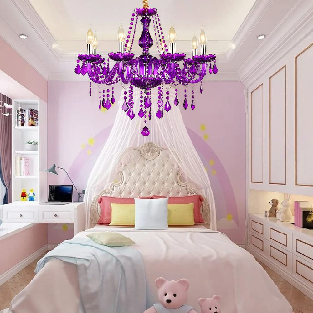 高級シャンデリア　極上品　パープル　美品 319661_0.jpg