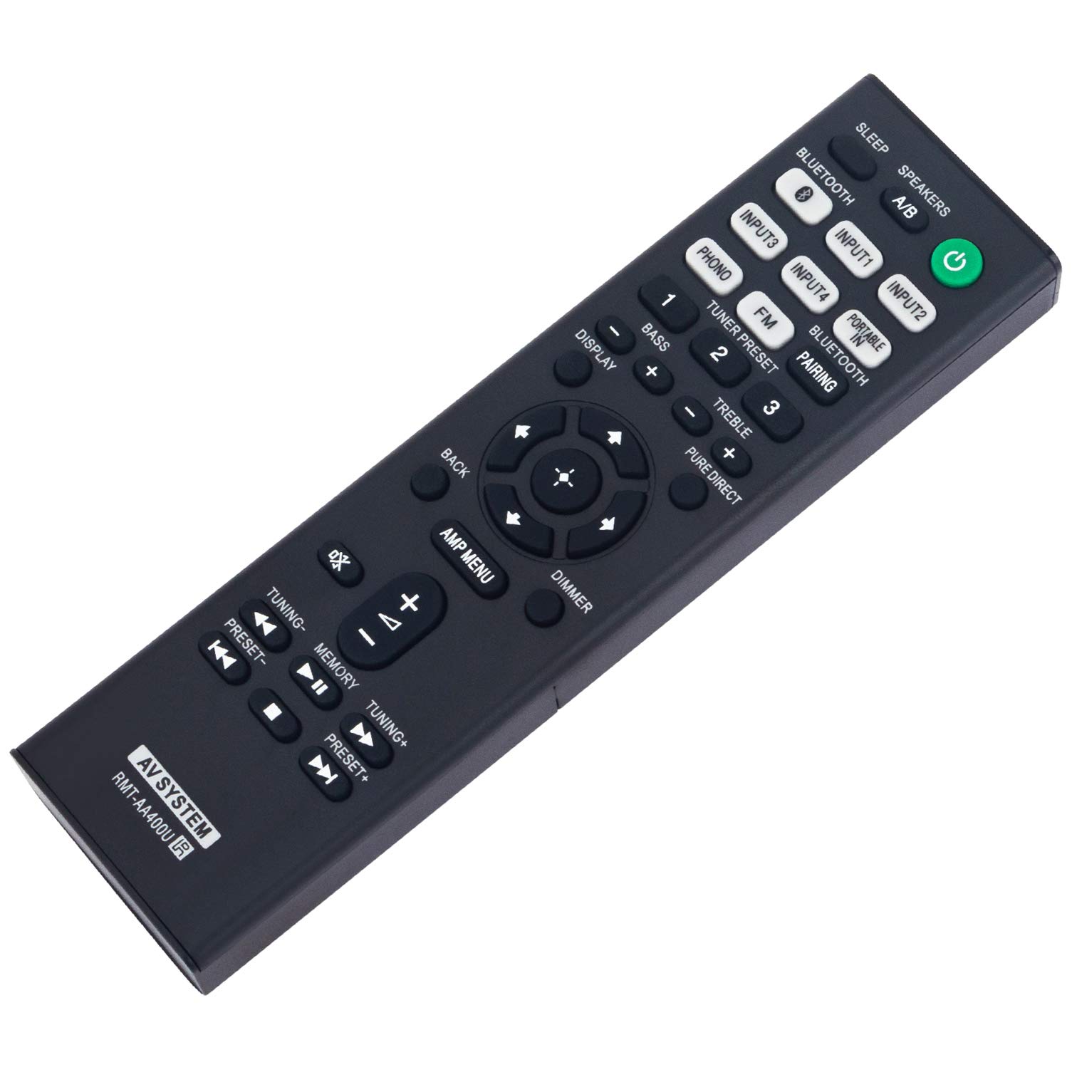 Amazon.com: RMT-AA400U Replacement Remote fit for Sony STR-DH190