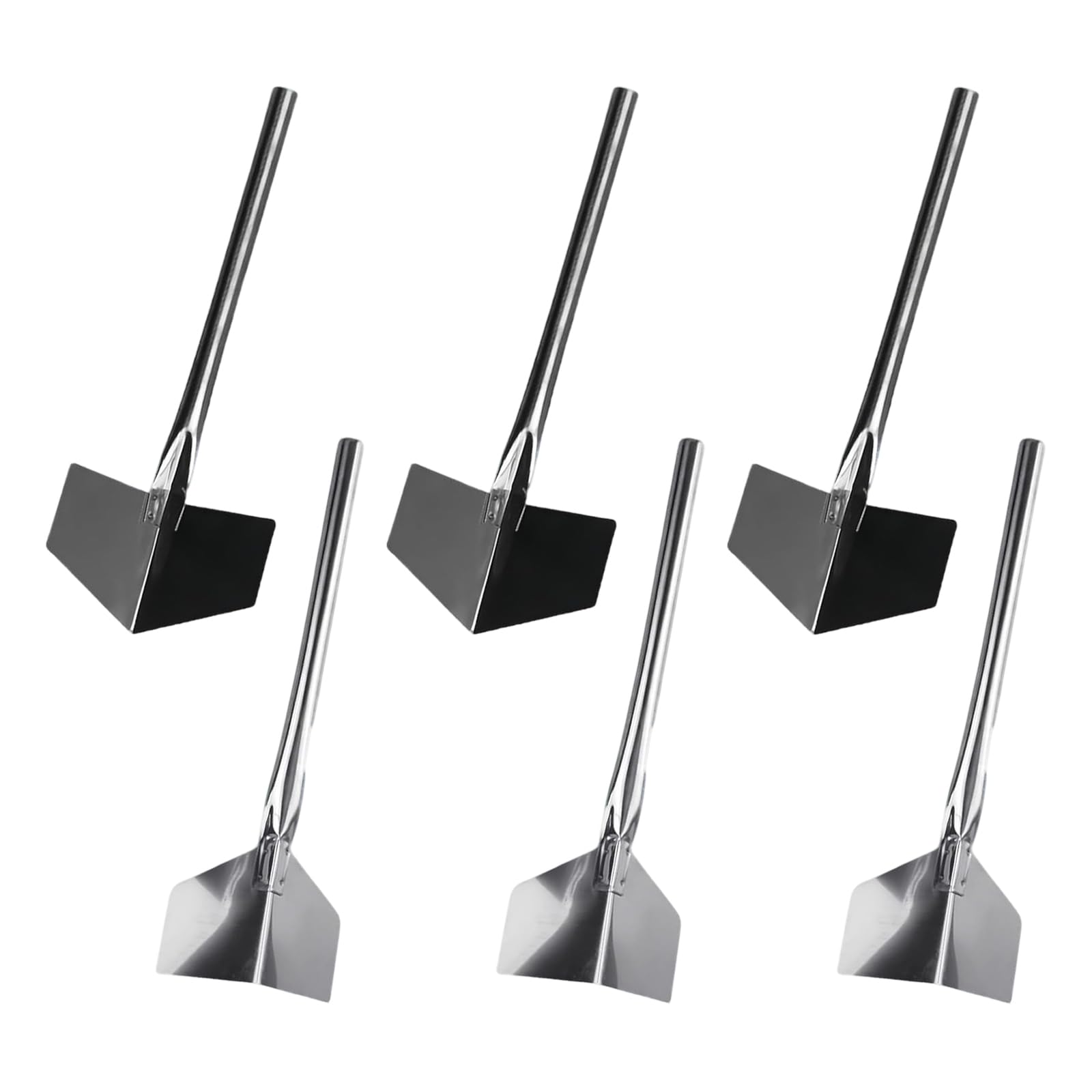 Corner Trowel Set - Homiladi 6Pcs Stainless Steel Inside & Outside Plastering Trowel for Drywall, Cement Tool for Corner Shaping & Smooth Finishing for Home and Industrial