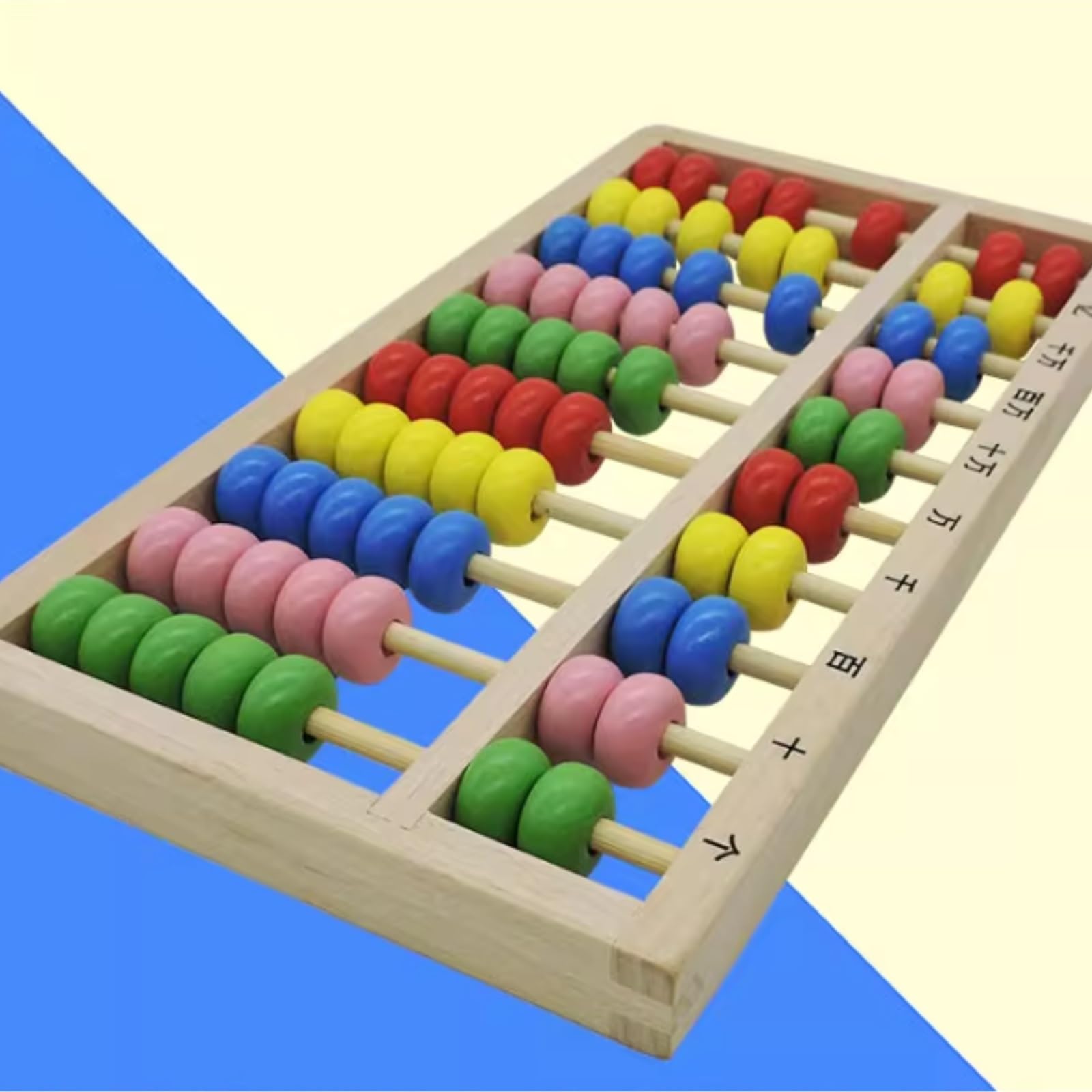 Abacus Drewniany Abakus Kolorowy Matematyka Liczenie Manipulacje Naucz Się Liczenia I Liczb Przybory Szkolne