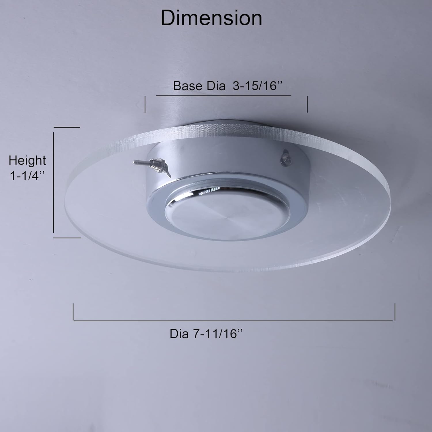 Buy Maichis 12V LED RV Ceiling Light Fixture with ON/Off Switch, RV LED