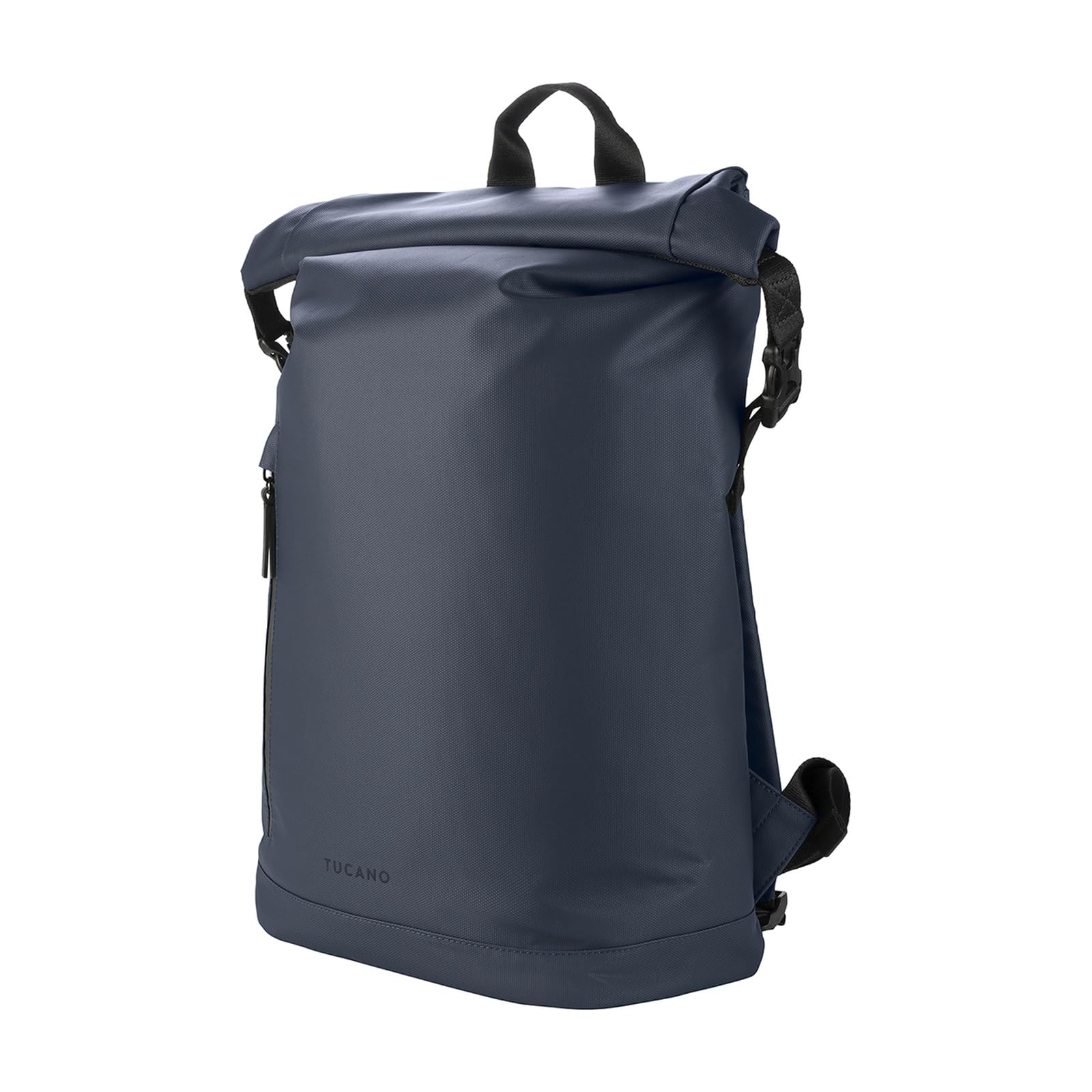 Tucano, Rollo Zaino Porta PC per Laptop 15.6" e MacBook 16" con Chiusura Rolltop in Tessuto Riciclato Water Resistant, con Tasca Imbottita e Spallacci Regolabili, 30x45x16 cm, Blu