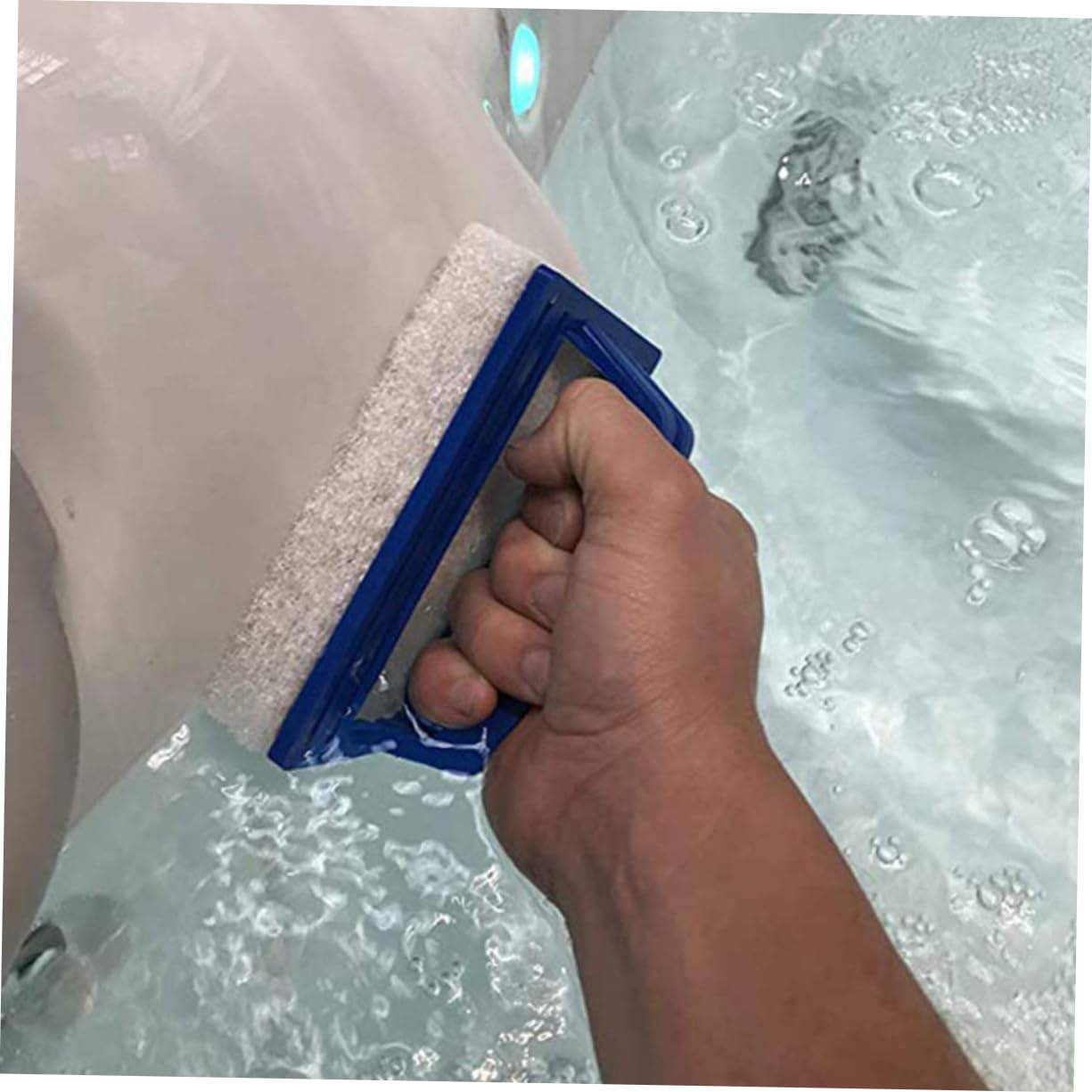 2 Piezas Cepillo para Piscina con Mango Limpieza de y Paredes y Práctico para Piscinas Enterradas y Desmontables Eliminación de y