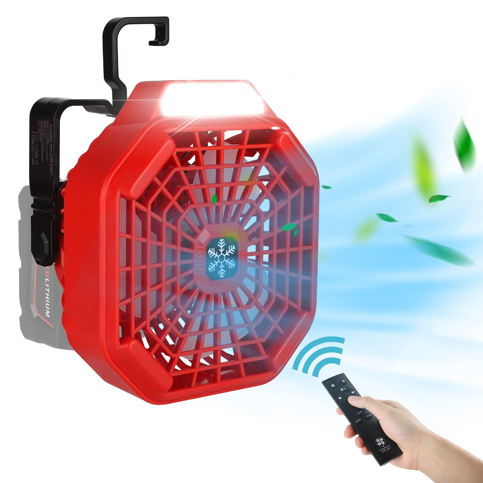 Amazon.com: Taingwei Portable Fan with Remote for Milwaukee M18