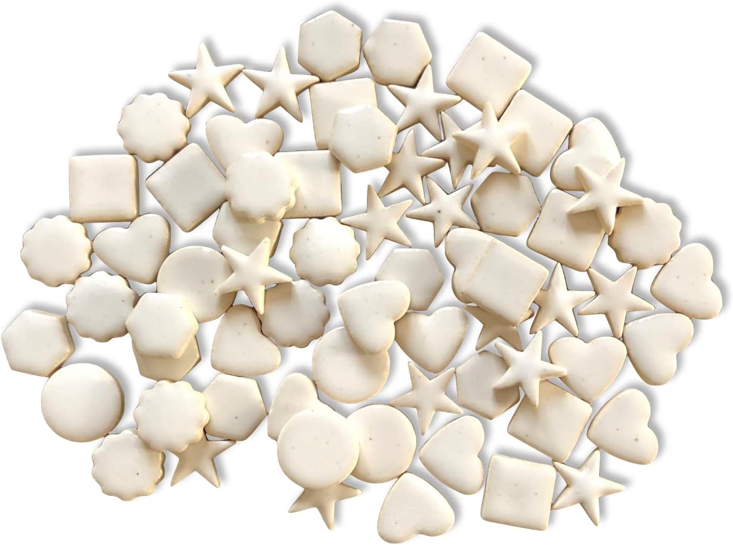 Sai Mosaic ArtCeramic 15mm Mixed Shape White