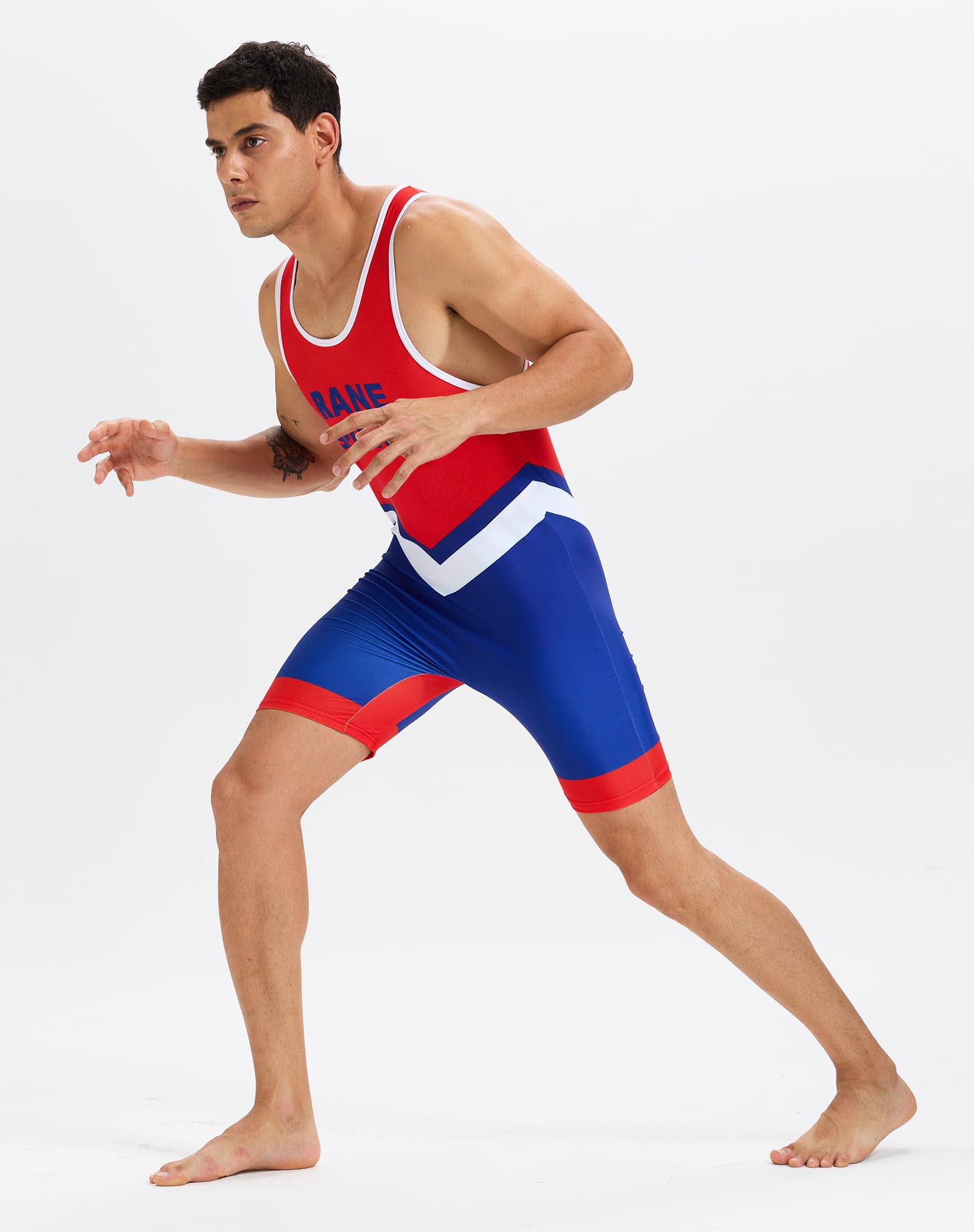 Combinaison de Lutte pour Hommes, vêtements de Sport serrés, Une pièce, sans Manches, entraînement, Gym, haltérophilie