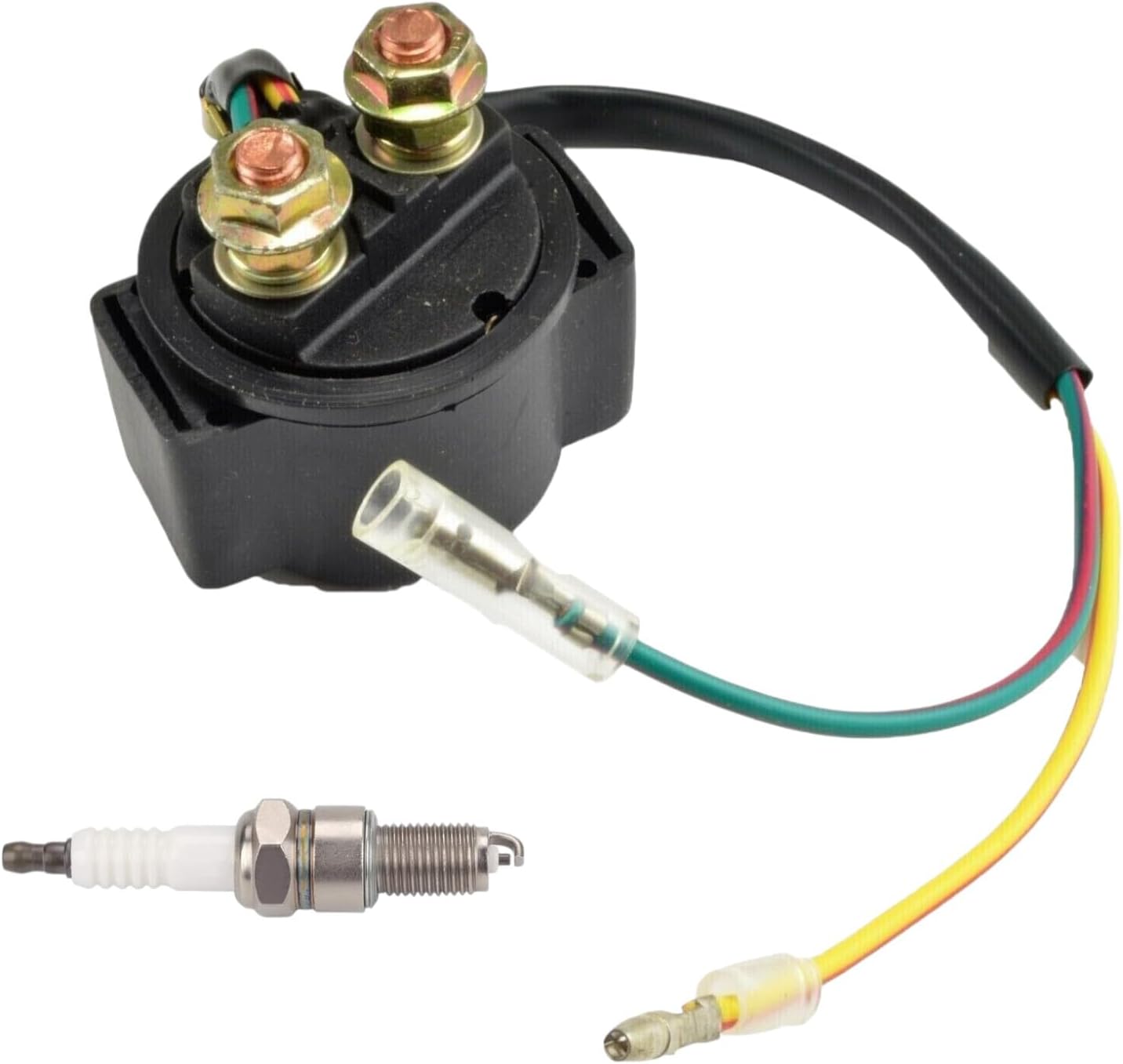 Replacement Parts Consumables for Starter Relay Solenoid +Spark Plug For For Honda Goldwing 1000 GL1000 1975-1979 Model-M33P-7258
