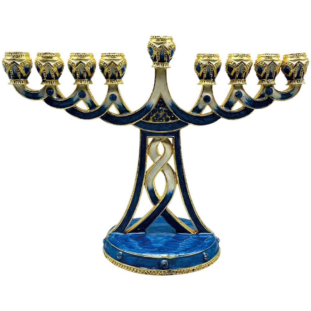Chandelier Menorah à 9 branches Sanfly, le cadeau traditionnel de Hanoukka