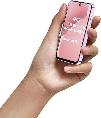 Miniatura 13 de 3G Mini Teléfono Desbloqueado, Doble SIM, Desbloqueo Facial, Pantalla HD de 3.88 Pulgadas, Teléfono de Respaldo Lindo y Portátil, Pequeño Teléfono