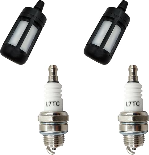 Miniatura 5 de Kit de bujías de filtro de combustible para motosierra Stihl 009 010 011 015 017 018 021 023 025 026 028 MS180 MS210 MS250 MS260