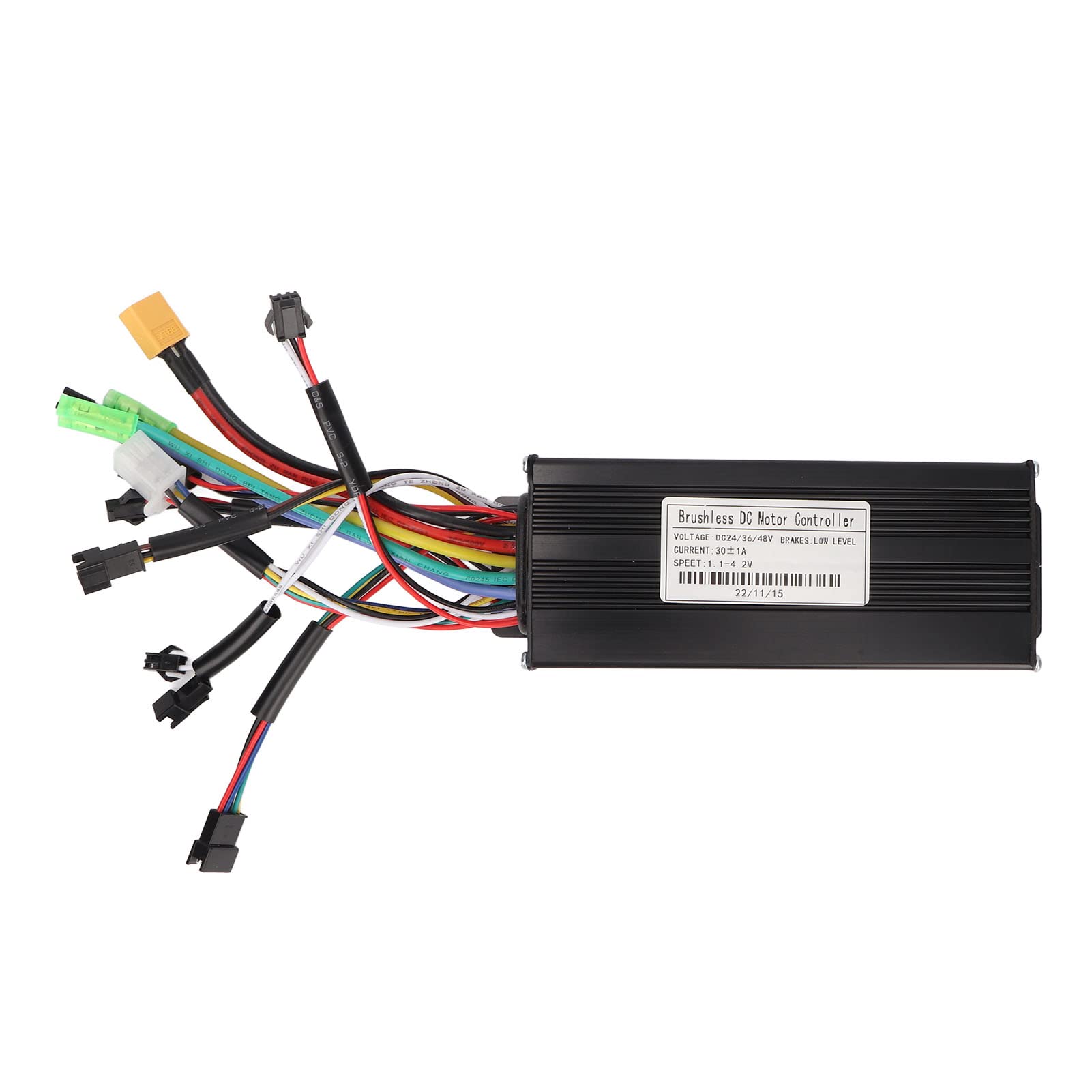 BuyWeek Kit de Contrôleur de Moteur sans Balais pour Vélo Électrique, DC 24V 36V 48V 750W 1000W 30A Contrôleur à Onde Sinusoïdale 3 Modes Panneau LCD SW900 Kit pour Scooter Électrique