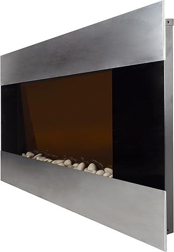 Miniatura 12 de Northwest - Fogata eléctrica con luz LED para pared, flama de hielo y fuego