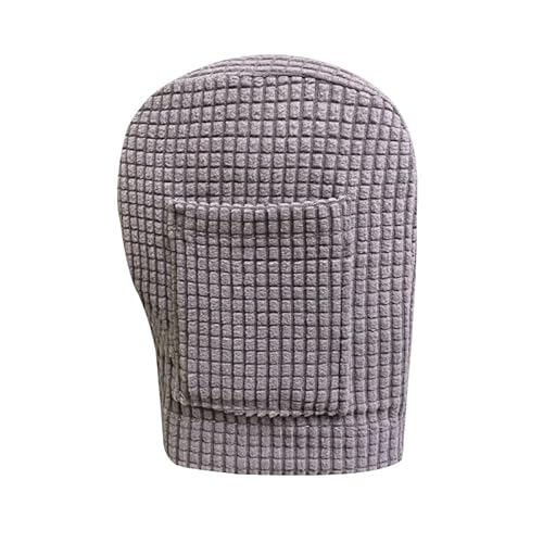 Badass Sharks Sofa Armrest Protectors For Armchairs, Sofas, Non-Slip Armchair, 2Pcs/Set Fleece Premium Armrest Covers Stretchy Chair Sofa Couch Arm Protector Stretch Fit (Light Grey With Pocket) #TOP4