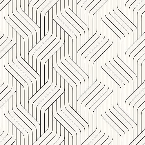 Image of CABANA HOMES (45cm x 125cm, 2 Rolls (12 sq. ft) Wall Stickers DIY Geometrical Wallpaper, 3D Self Adhesive, Living Room, Bedroom, Sofa Background, Ceiling, Gypsum Board, Office
