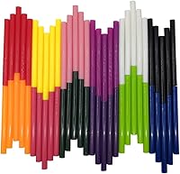 Vista 1 de Tretar - Barras de pegamento termofusible de colores, mini barras de pegamento caliente de colores para manualidades, bricolaje, reparación general