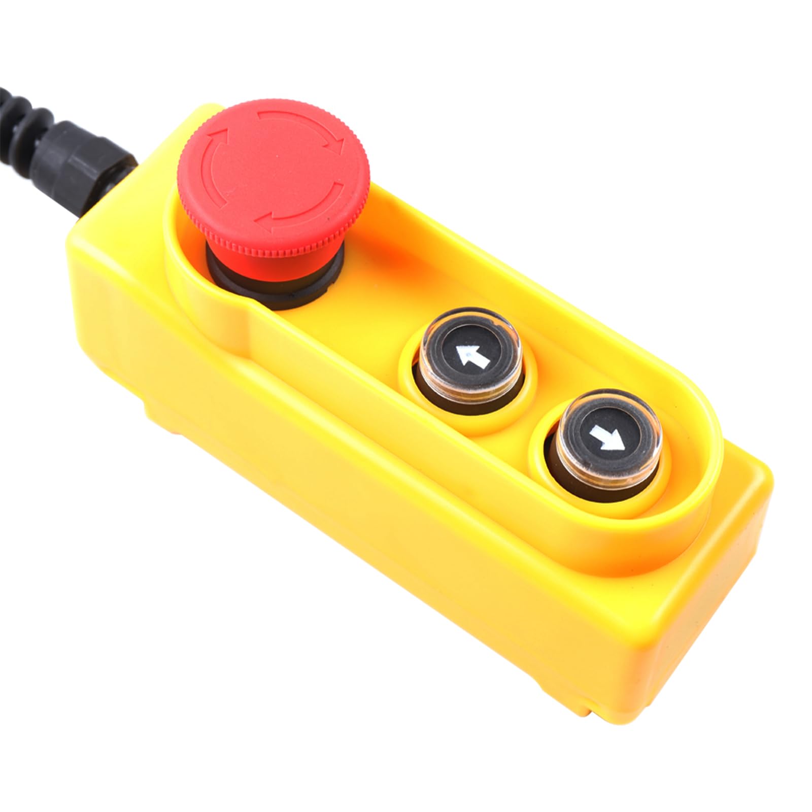 1600W Elektrische Seilwinde 500/1000KG Seilhebezug 8M/min Hubgeschwindigkeit Kettenzug mit Griffschalter & Stoppvorrichtung für Fabriken Docks Lagerhäuser Logistik