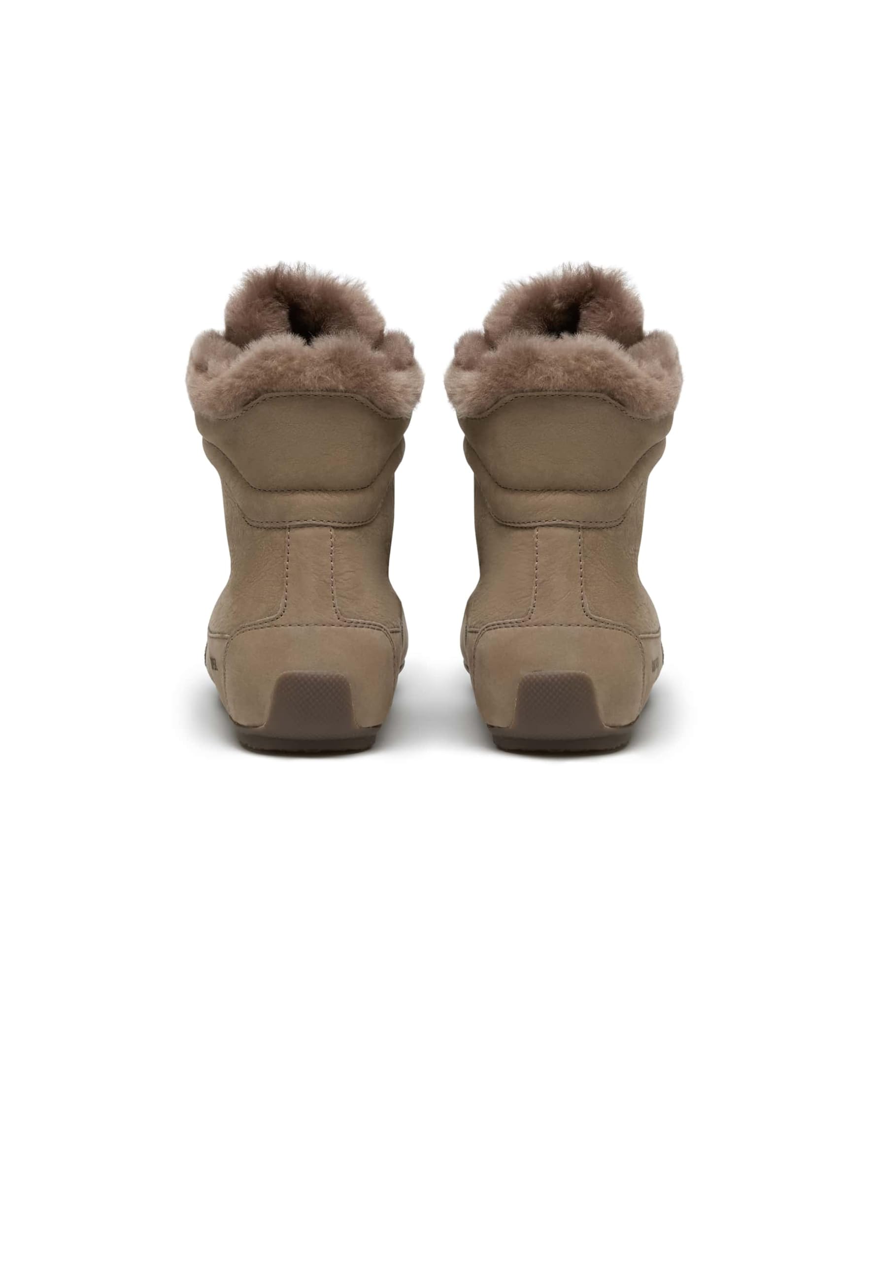 Candice Cooper Knöchelhohe Sneakers aus Veloursleder und Shearling