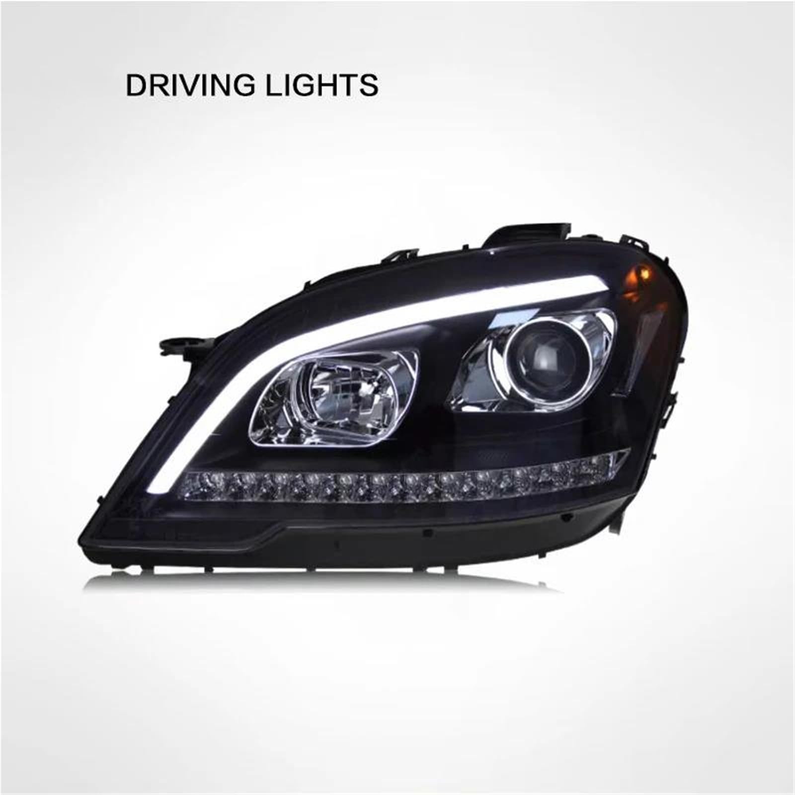 Migliora la sicurezza della guida notturna Accessori Per Auto Fari Allo Xeno DRL Per Benz W164 ML350 500 2009-2012 Gruppo