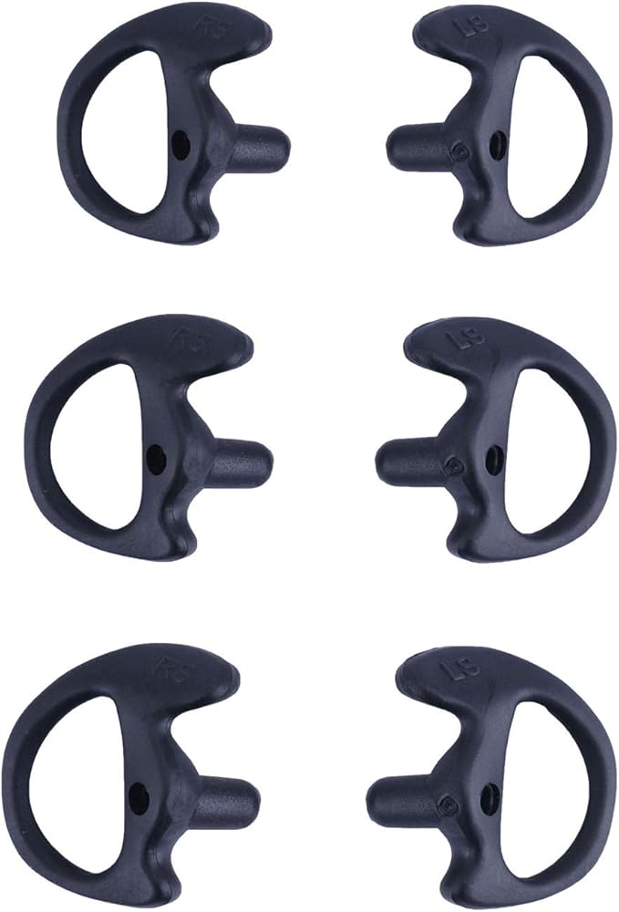 Amazon.com: KS K-STORM Two Way Radio Ear Mold Replacement Soft Silicone ...
