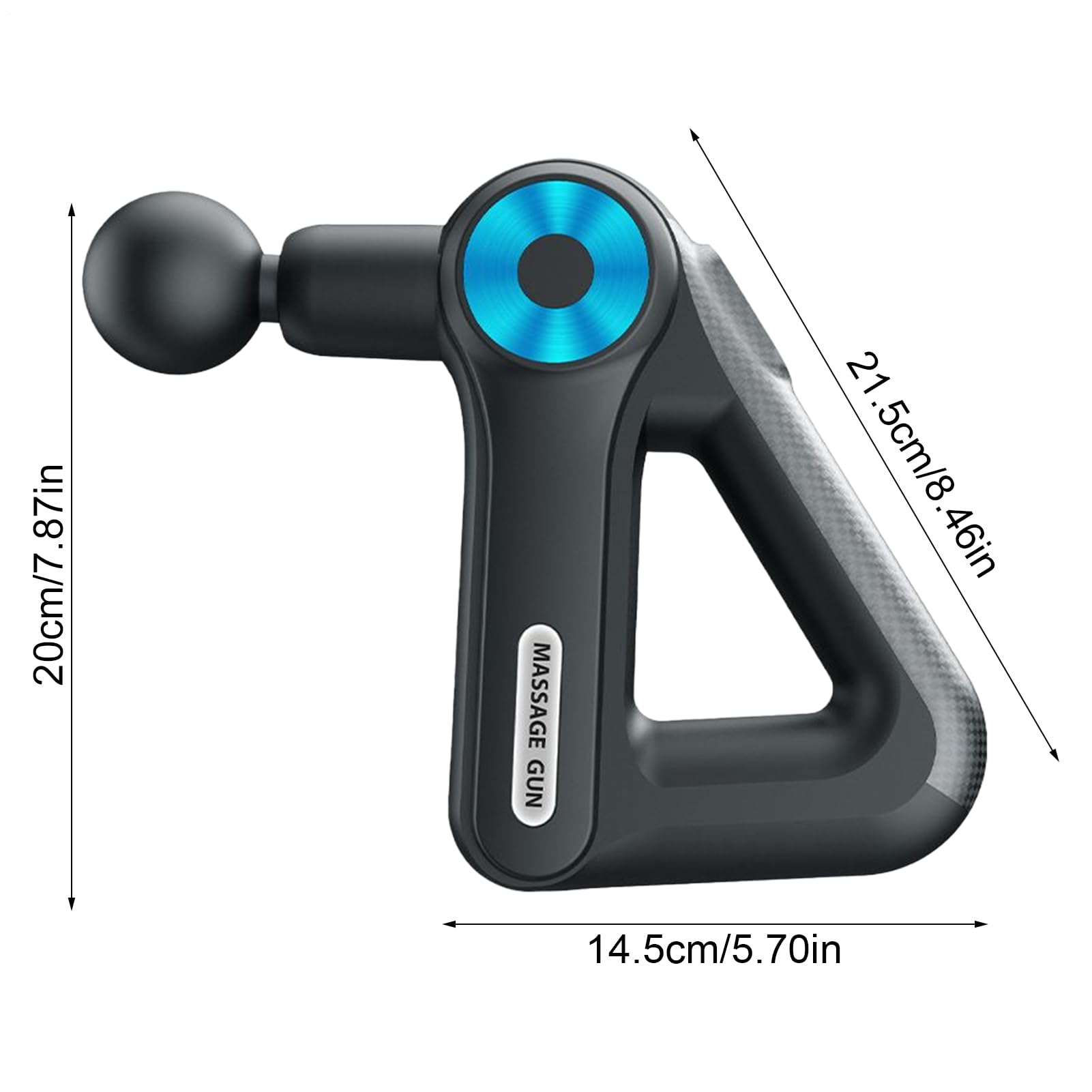 Pistolet de massage, moteur à percussion pour tissus profonds, 1 ensemble, masseur à percussion, masseur musculaire portable, design sans fil, pour la maison, le bureau, les voyages