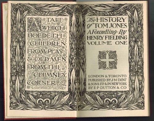 The History of Tom Jones; A Foundling (Everyman... B000RTI1IM Book Cover