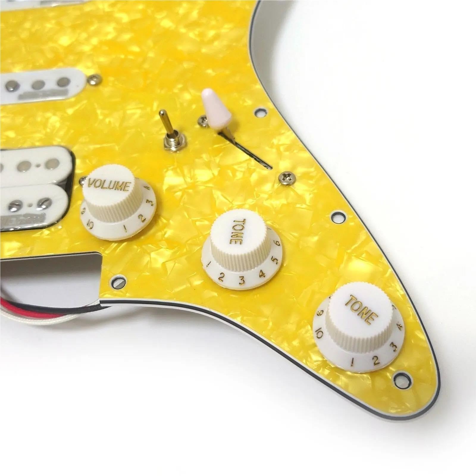 Principiante Golpeador Pastilla Juego De Golpeador Cargado Precableado Para Guitarra Pastillas Humbucker SSH Alnico 5 Para Guitarra Eléctrica St Pastilla De Repuesto