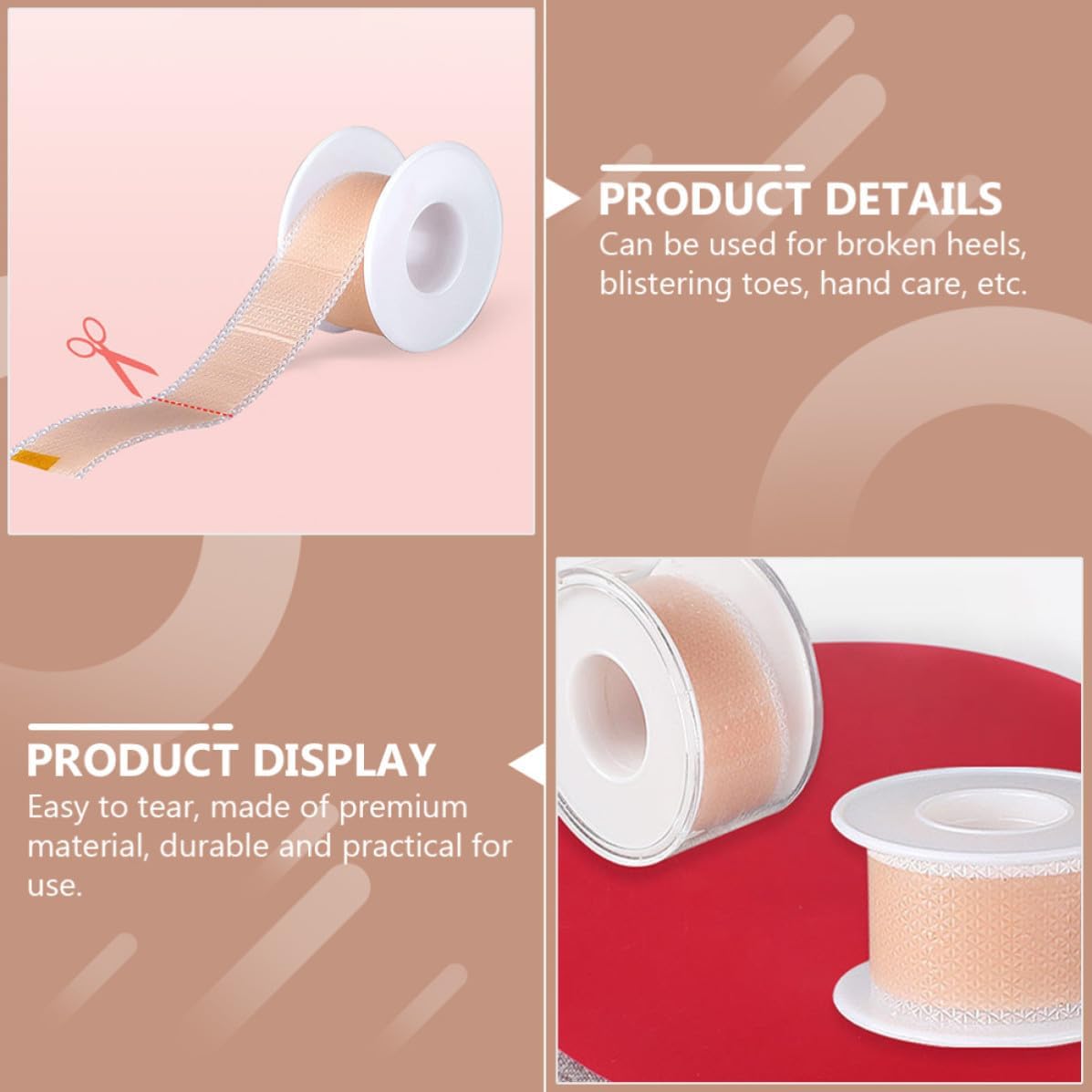 Invisible Heel Anti-wear Sticker Foot Pad for Boots Silicone Gel TPU