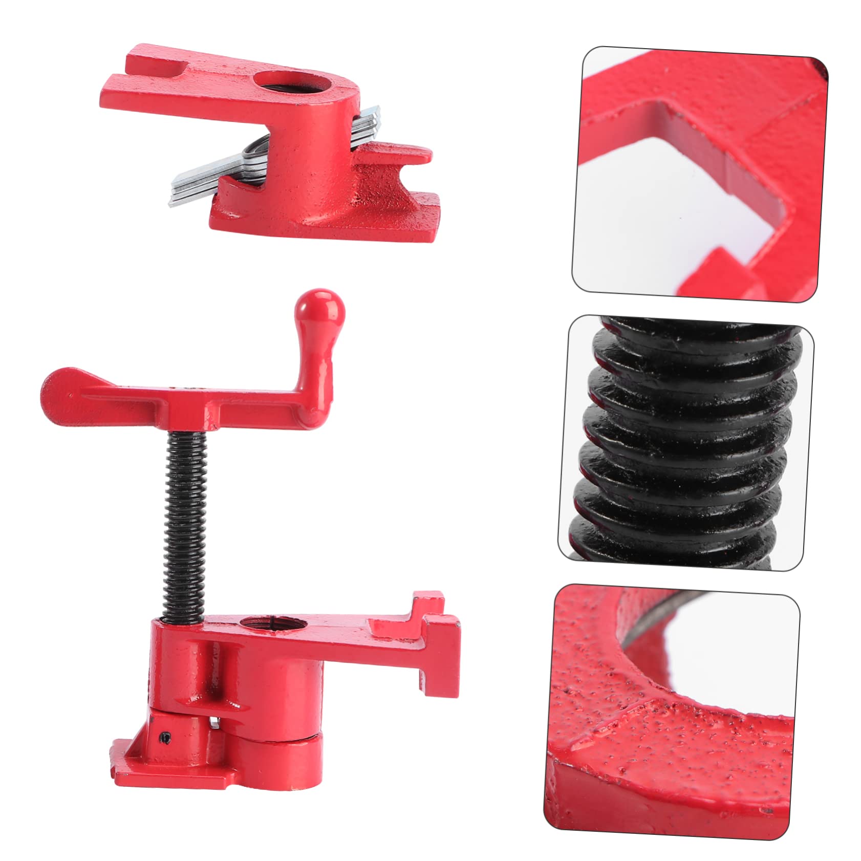 SHINEOFI Abrazaderas De Tubería De Madera Accesorio Para Carpintero Herramienta Para Tableros Resistentes Oxidación