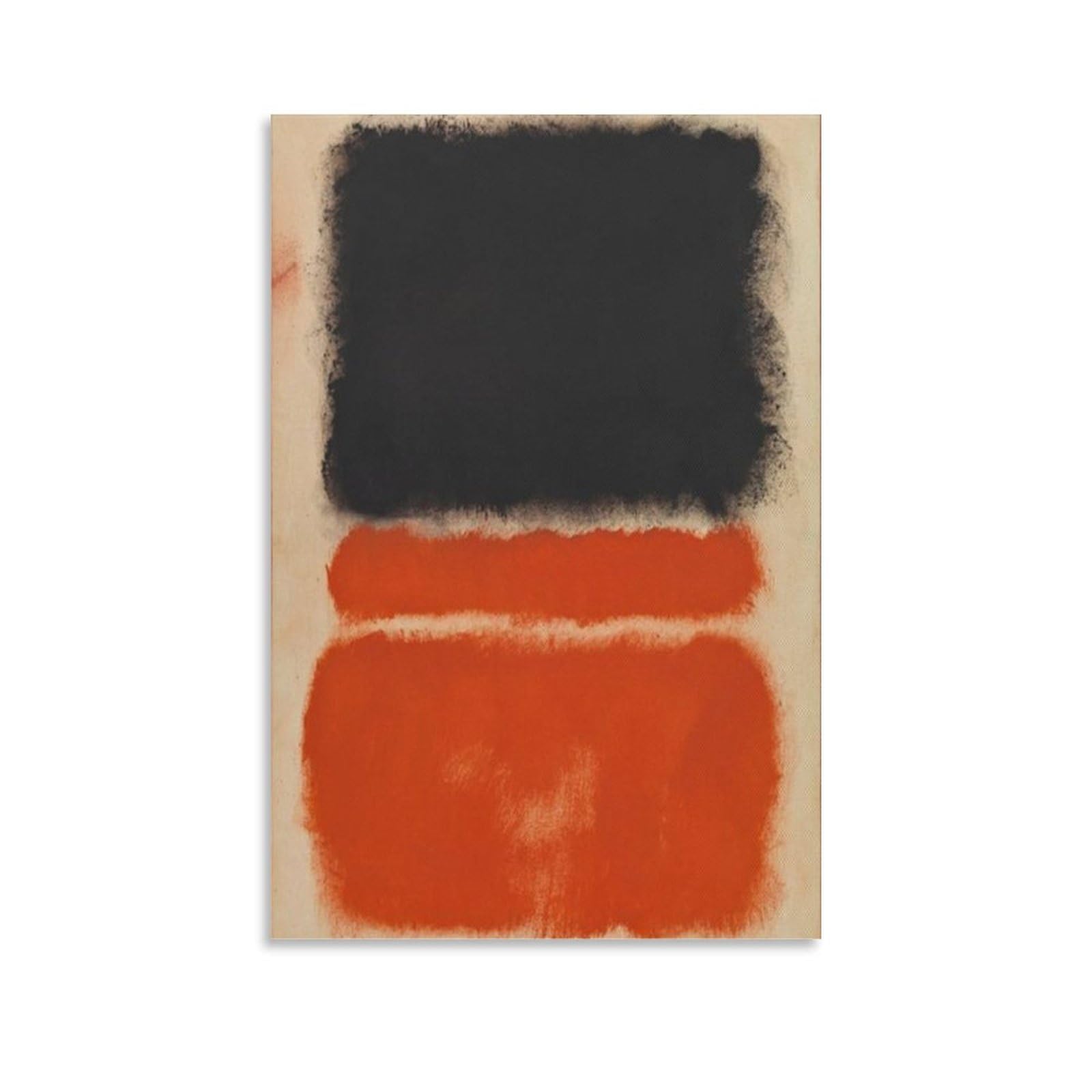 SXDMOUBK Mark Rothko Poster Red Abstract Art Poster; Canvas Print Wall Decorative Painting; Unframe; 24x36inch(60x90cm)