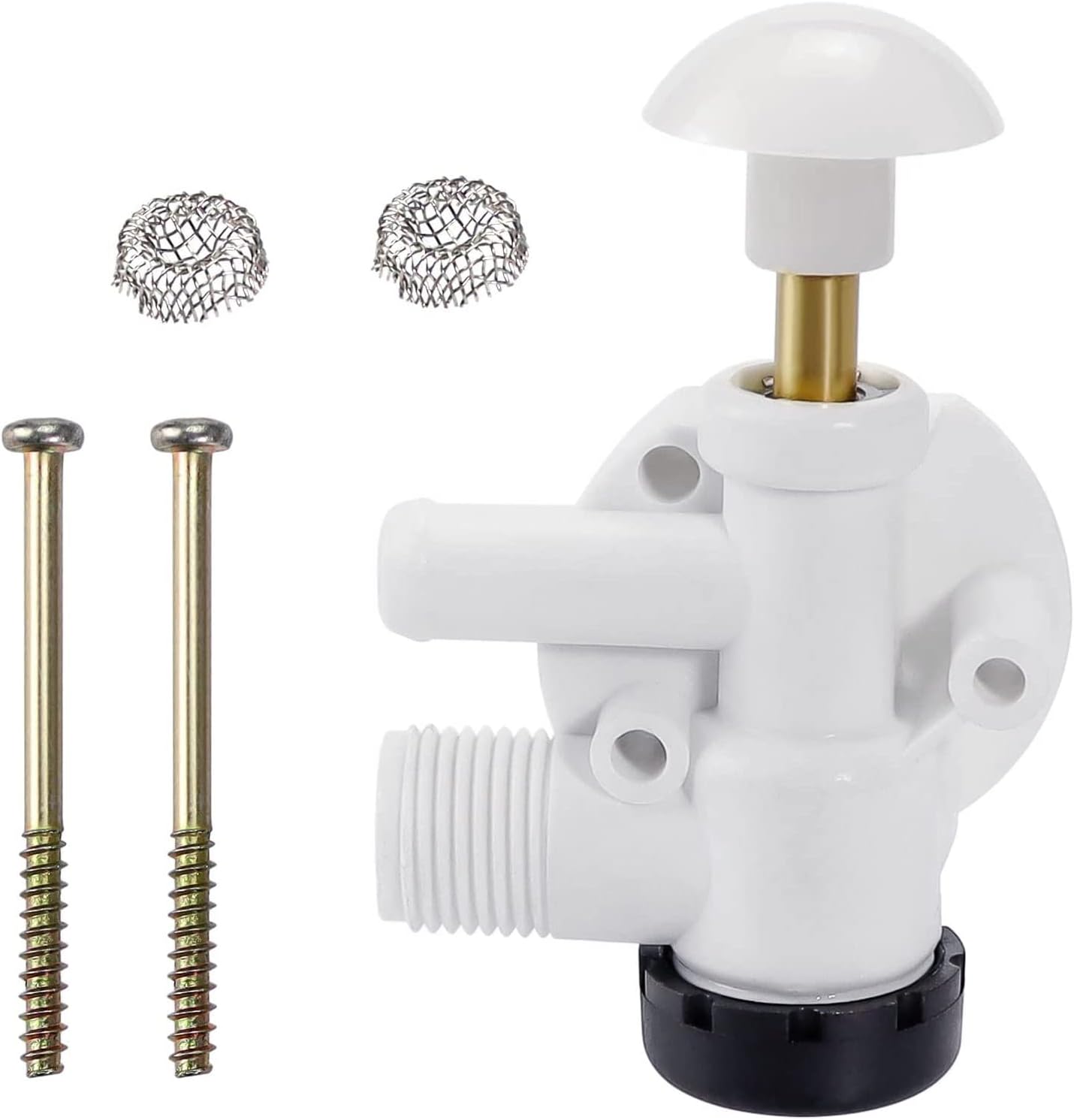 Beaquicy 385314349 RV Water Valve Kit Upgraded Toilet Water Valve Assembly